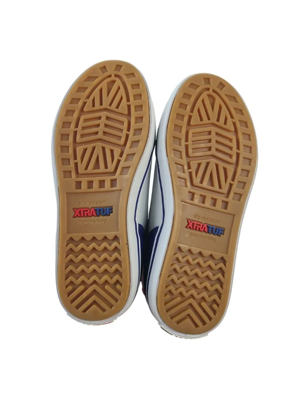 NEW Xtratuf Youth Ankle Deck Boots Sz US 2 White & Blue Waterproof